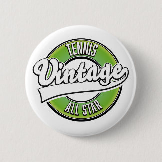 Foosball vintage all star logo button