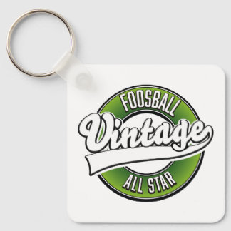 Foosball vintage all star logo keychain
