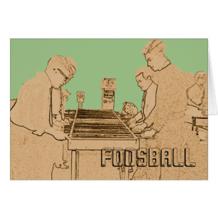 FOOSBALL vintage FUZBOLL PHOTO ART TABLEAU DE FOOT