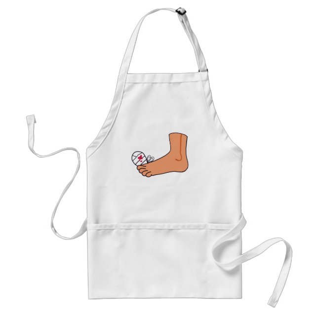 Foot-2 Broken Toe Standard Apron (Front)