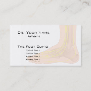 Foot anatomy Business Card
