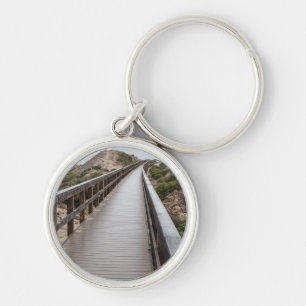 Foot Bridge at Oso Flaco Lake State Park Keychain