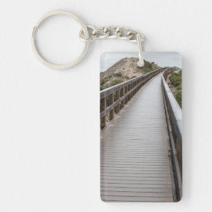 Foot Bridge at Oso Flaco Lake State Park Keychain