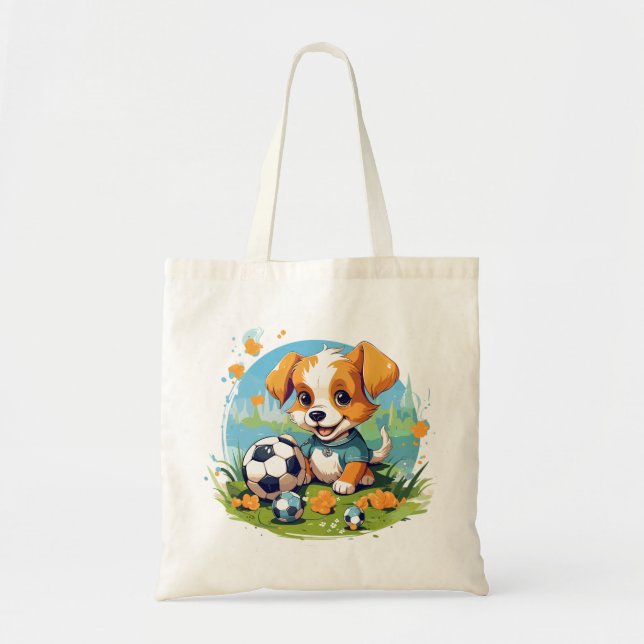 Foot dog tote bag (Front)