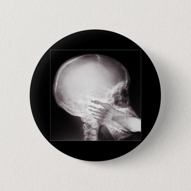 Foot in Mouth (Add your Text) 2 Inch Round Button (Front)