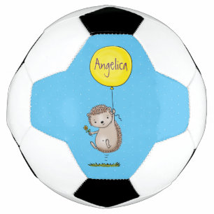 Foot Joli hérisson et motif de dessin animé de ballon