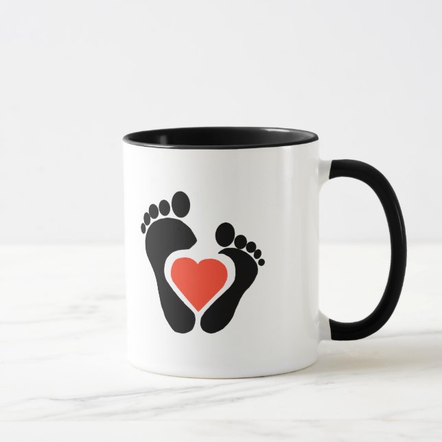 Foot Love ou Podiatrist Mug (Droite)