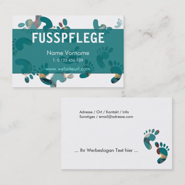 Foot Business Cards & Profile Cards Zazzle CA
