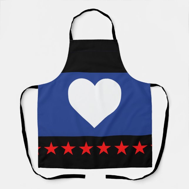 Foot Pride Flag Apron (Front)