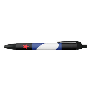 Foot Pride Flag Black Ink Pen