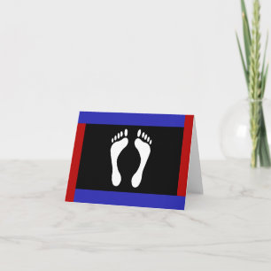 Foot Pride Flag (Footprint) Card