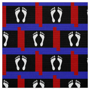 Foot Pride Flag (Footprint) Fabric