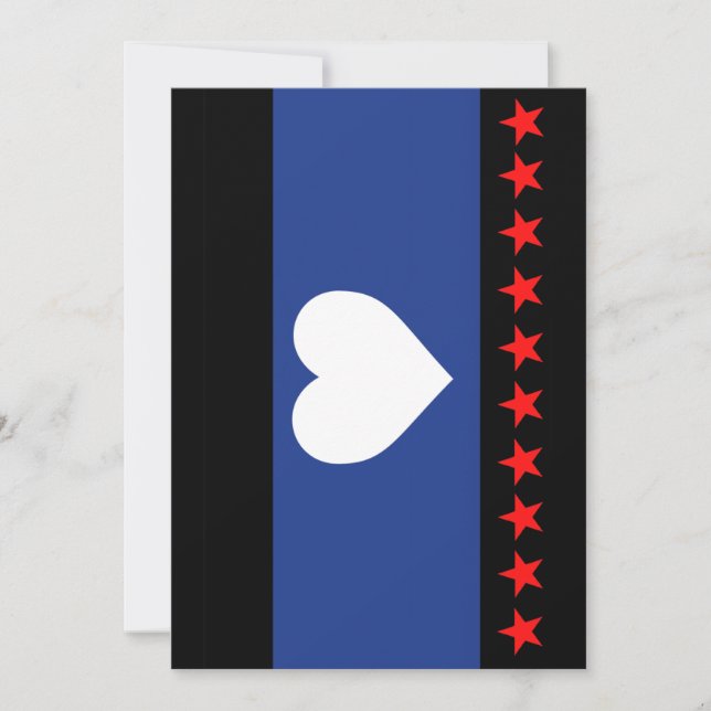 Foot Pride Flag Holiday Card (Front)