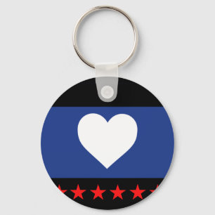 Foot Pride Flag Keychain