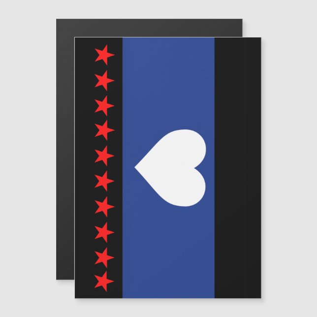 Foot Pride Flag Magnetic Invitation (Front/Back)