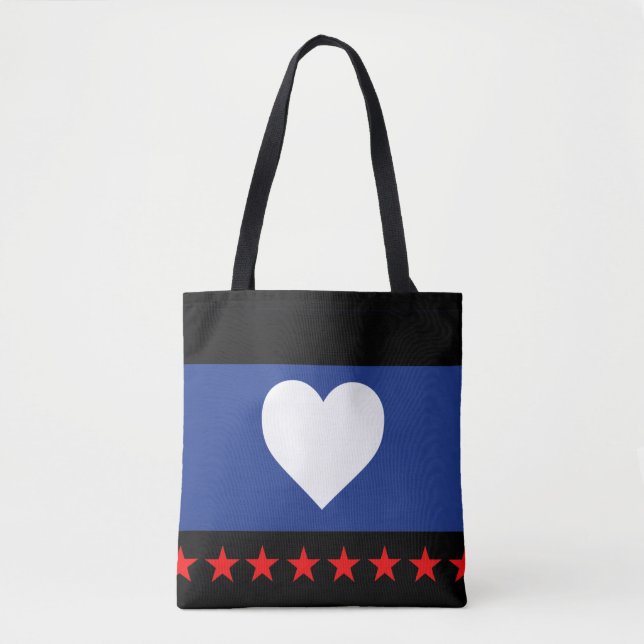 Foot Pride Flag Tote Bag (Front)