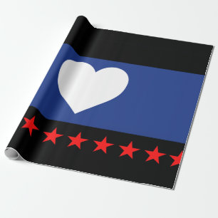 Foot Pride Flag Wrapping Paper