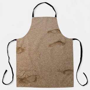 Foot print seashore apron