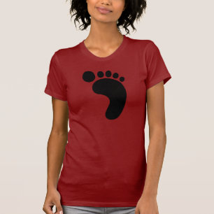 Foot Print Womens T-Shirt