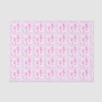 Foot Prints Baby Girl Pink-Tissue Wrapping Paper