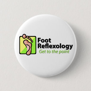 Foot Reflexology 2 Inch Round Button
