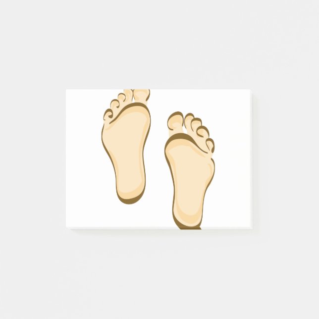 Foot Steps Post-it Notes (Front)