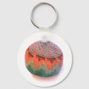 Footbag Hacky Sack Keychain