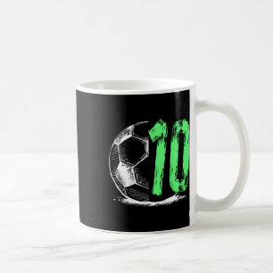 Football 10 Years Old Boy Birthday Party  Coffee Mug