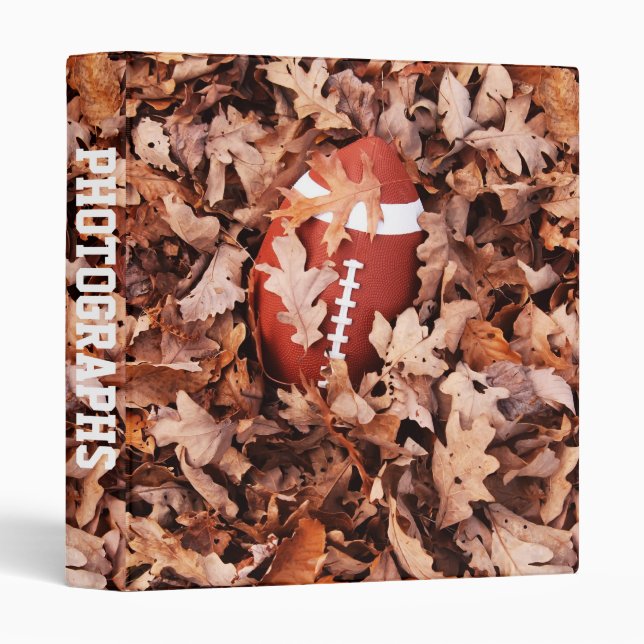 Football 1" Photo Album Binder (Front/Spine)