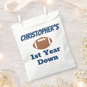 Football 1st Birthday Favour Bag