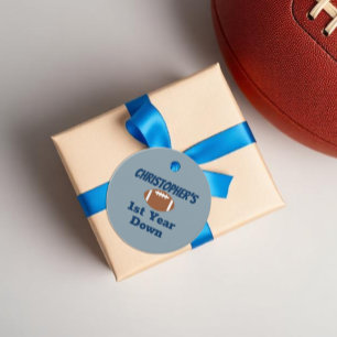 Football 1st Birthday Favour Tags