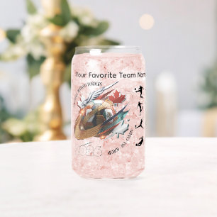Football 2026 Verre en forme de Canette – Design M