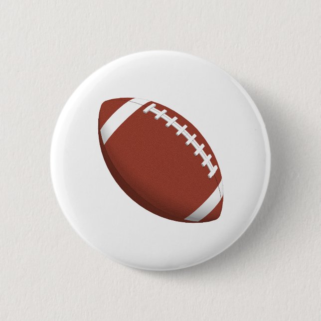 Football! 2 Inch Round Button (Front)