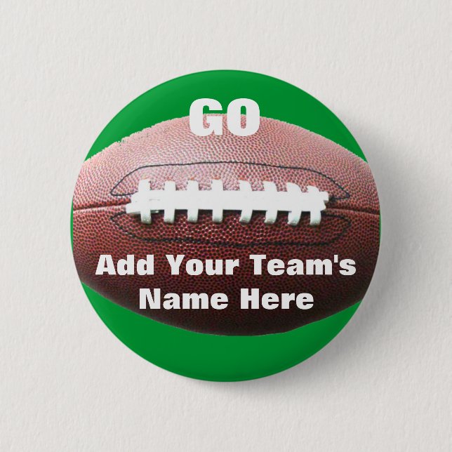 Football 2 Inch Round Button (Front)