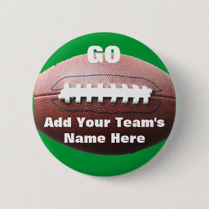 Football 2 Inch Round Button