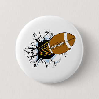 Football 2 Inch Round Button
