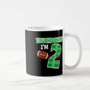 Football 2nd Birthday Party Player Game Lover Team Coffee Mug