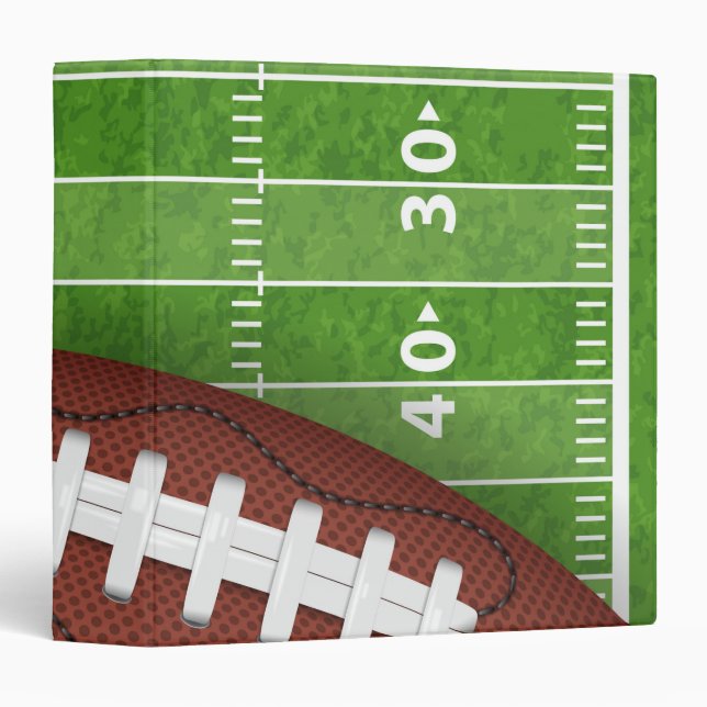 Football 3 Classeur (Devant/Côté)