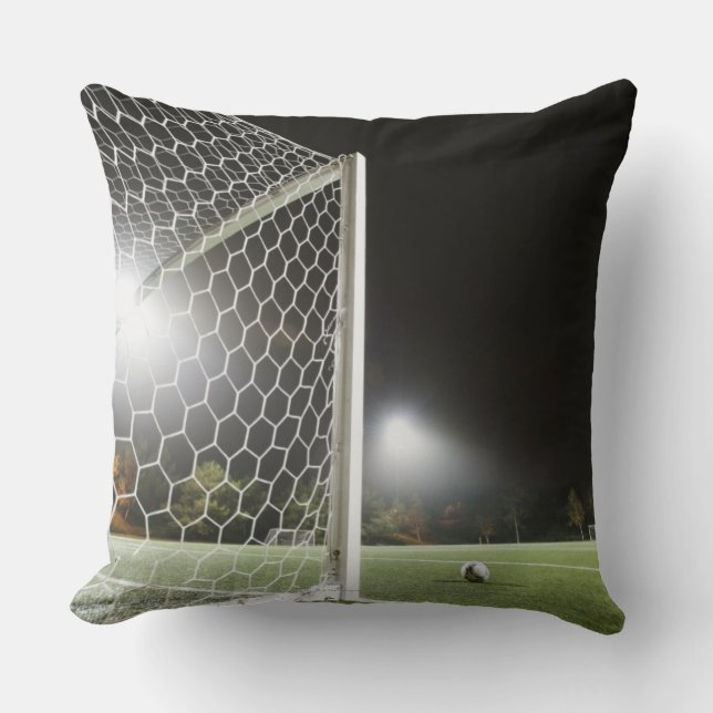 Football 3 throw pillow (Front)