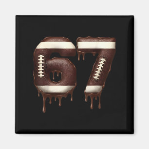 Football 67 Funny Six Seven 6 7 Meme  Magnet