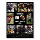 Football 7 photo collage nom de l'équipe