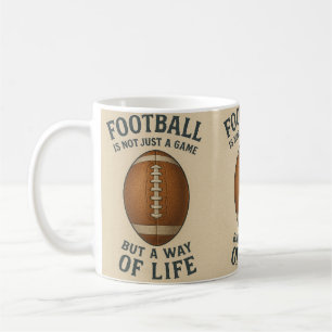 Football, a way of life coffee mug