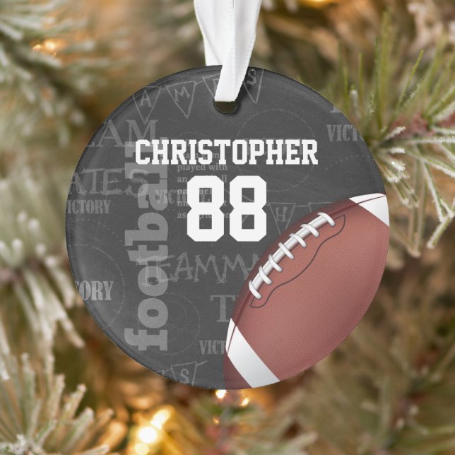 Football américain Personalized Chalkboard (Arbre)