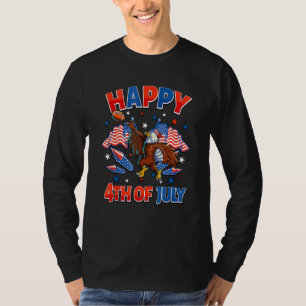Football American Eagle 4th Of July Boys Men Usa F T-Shirt
