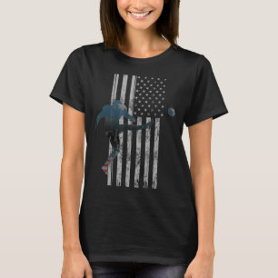 Football  American Flag USA Team Gift Kicker T-Shirt