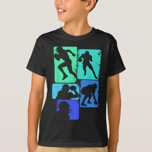 Football American Football Kids Boys Mens  T-Shirt