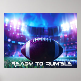 FOOTBALL - AMERICAN FOOTBALL - READY TO RUMBLE POSTER