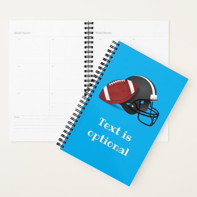 Football and Football Helmet Planner (Display)
