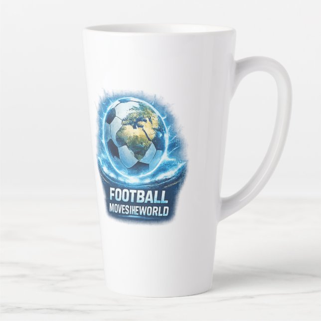 Football and Identity Latte Mug (Right)