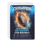 Football Anniversaire Invitation